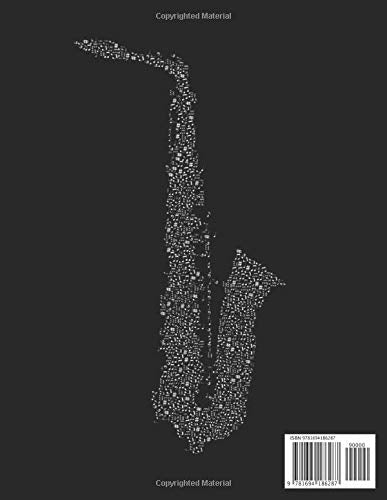 Blank Music Manuscript Paper Notebook P628