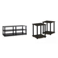 3-Tier TV Stand and End Tables Set J884057