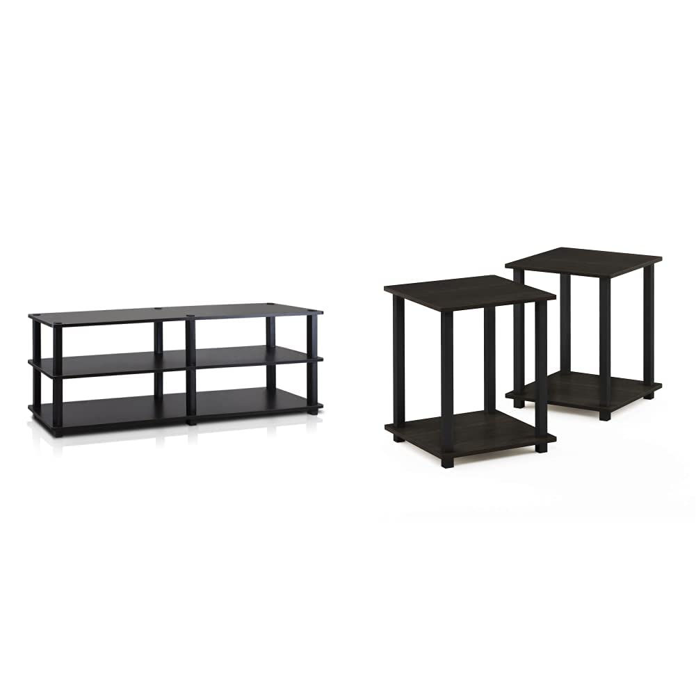 3-Tier TV Stand and End Tables Set J884057