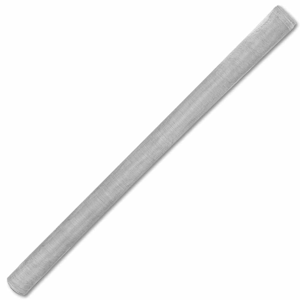 Aluminum Mesh Screen 39.4x196.9 Inch Silver O2568