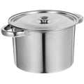 Stainless Steel Double Handle Soup Pot with Lid V189