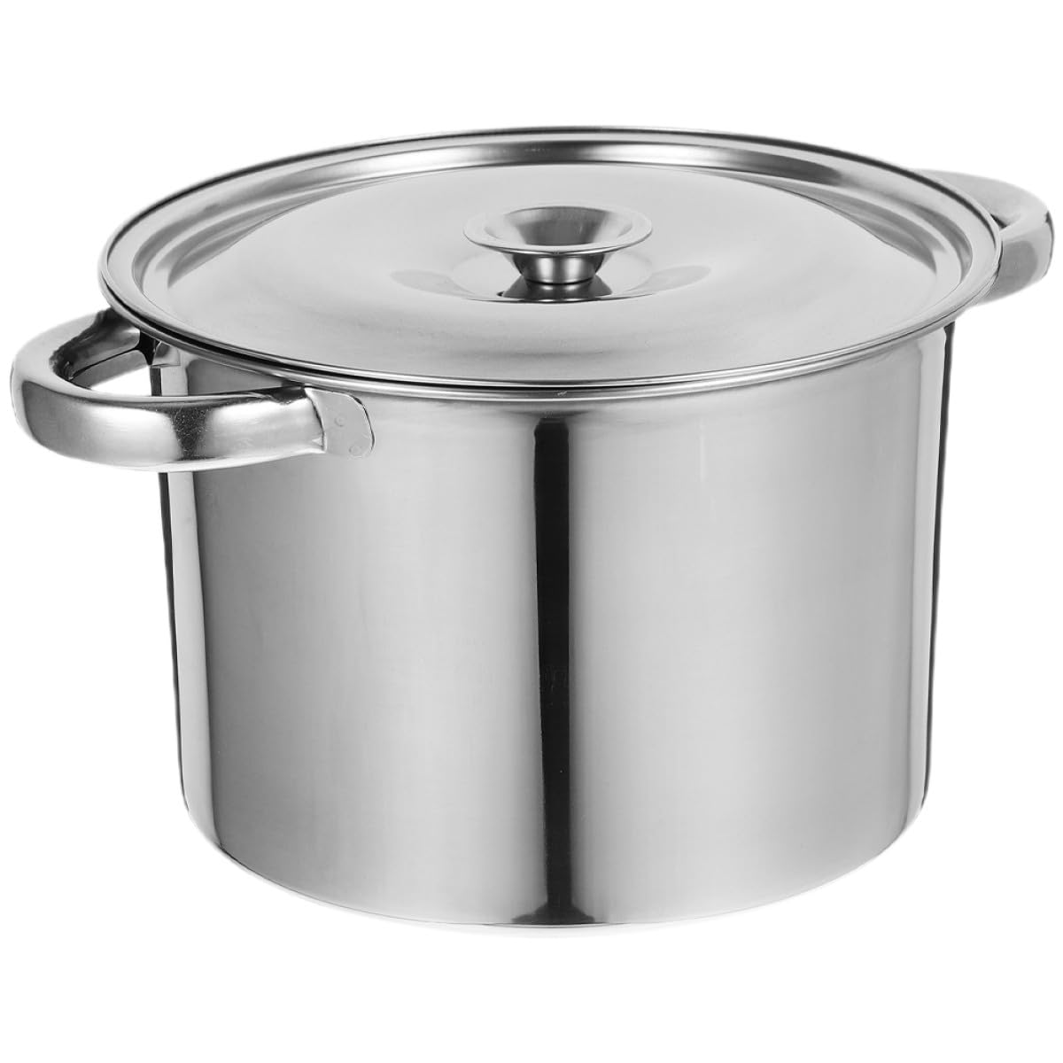 Stainless Steel Double Handle Soup Pot with Lid V189