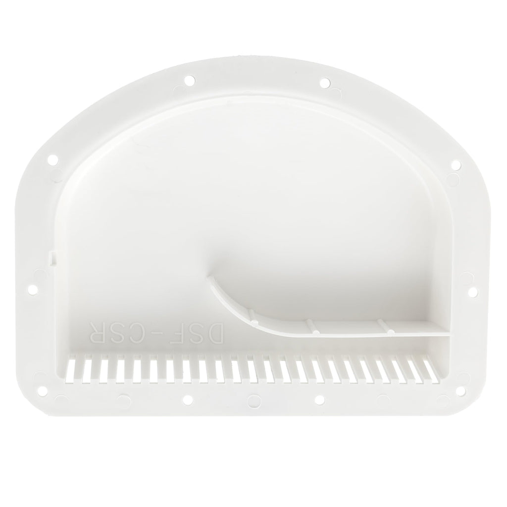 White Trailer Exterior Vent Cowl with Grill 2 Pack L4211