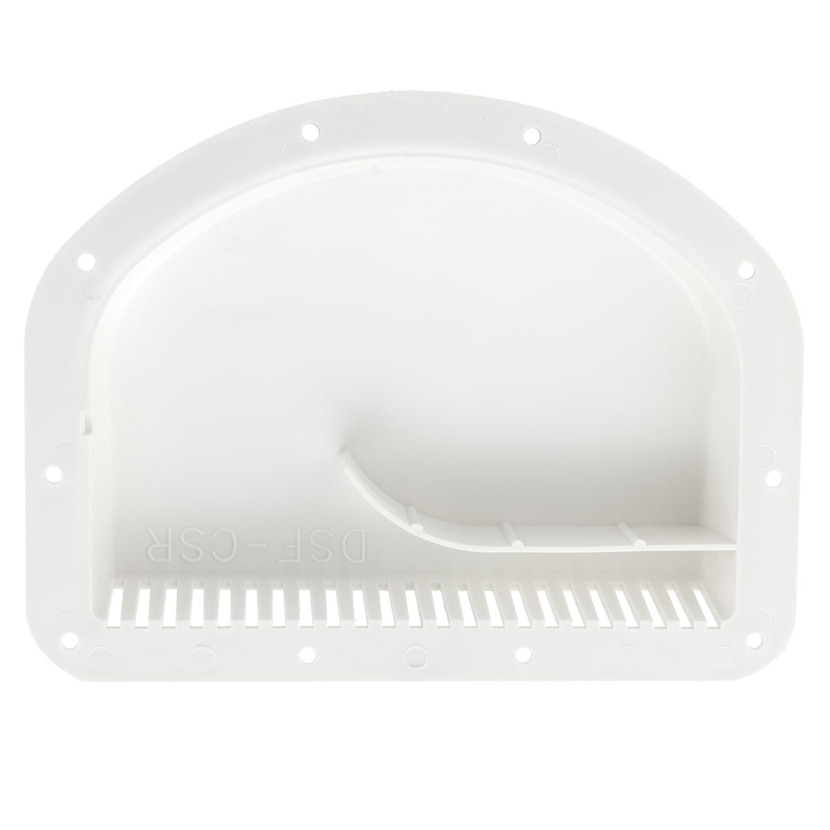 White Trailer Exterior Vent Cowl with Grill 2 Pack L4211