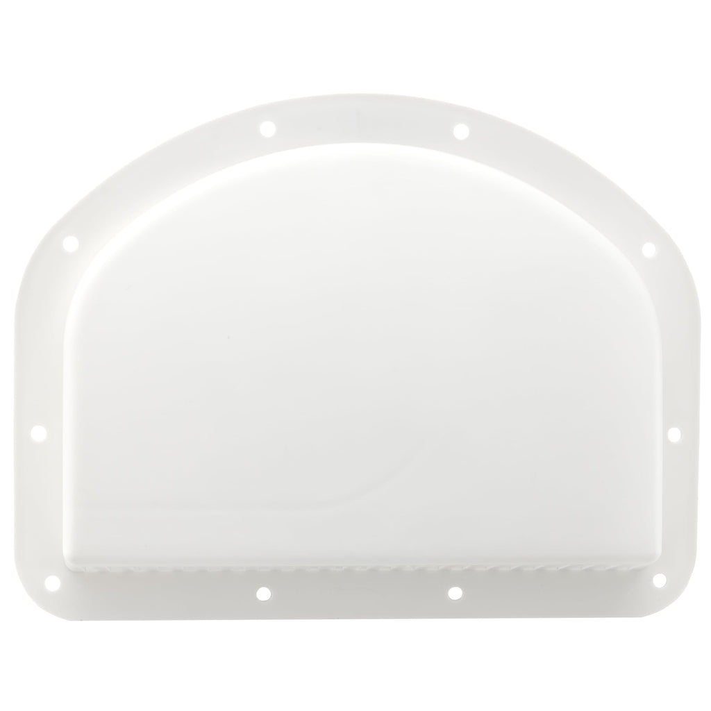 White Trailer Exterior Vent Cowl with Grill 2 Pack L4211