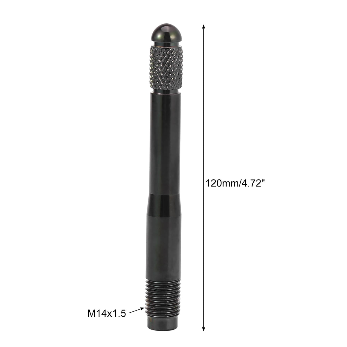 Black M14x1.5 Wheel Alignment Pin Guide Tool Stainless Steel V734