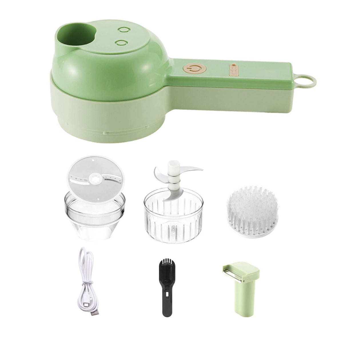 4 in 1 Handheld Electric Vegetable Cutter Set K591493