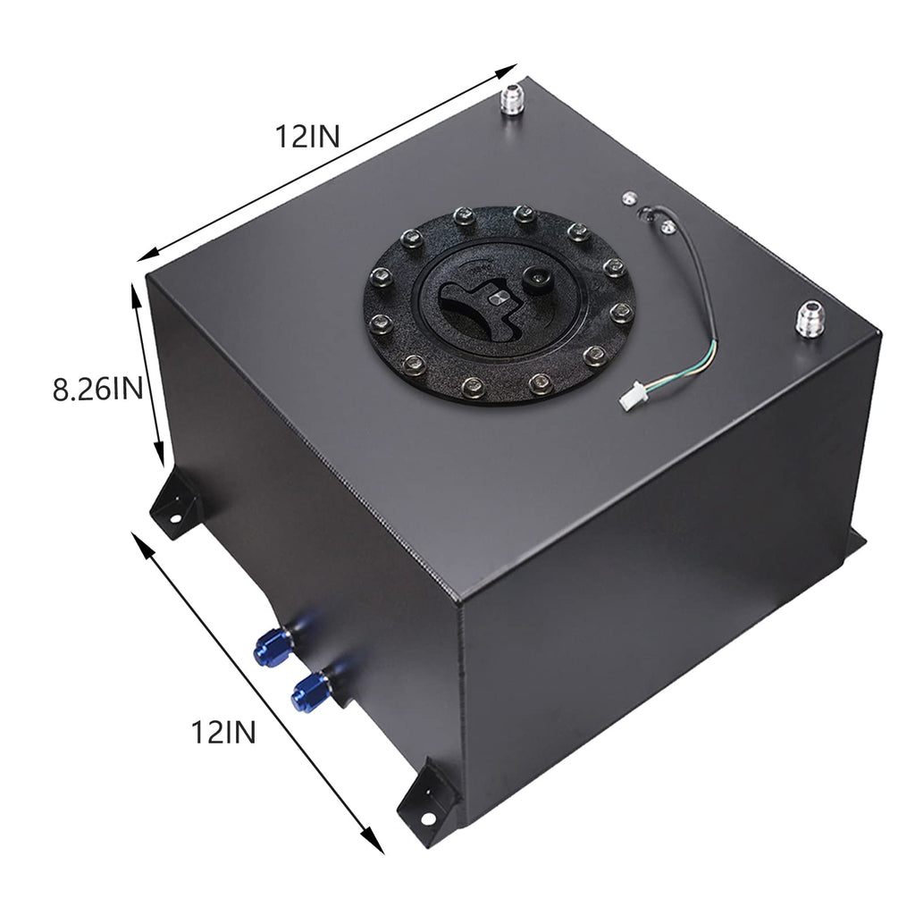 5 Gallon 20L Fuel Cell Tank with Cap and Level Sender E444977