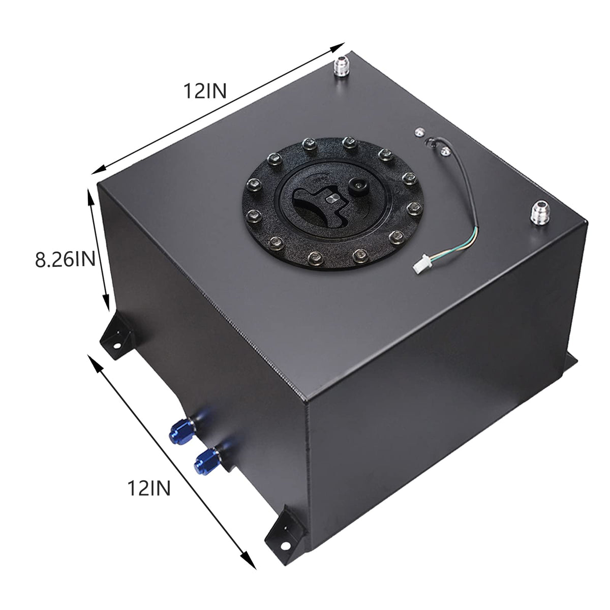5 Gallon 20L Fuel Cell Tank with Cap and Level Sender E444977