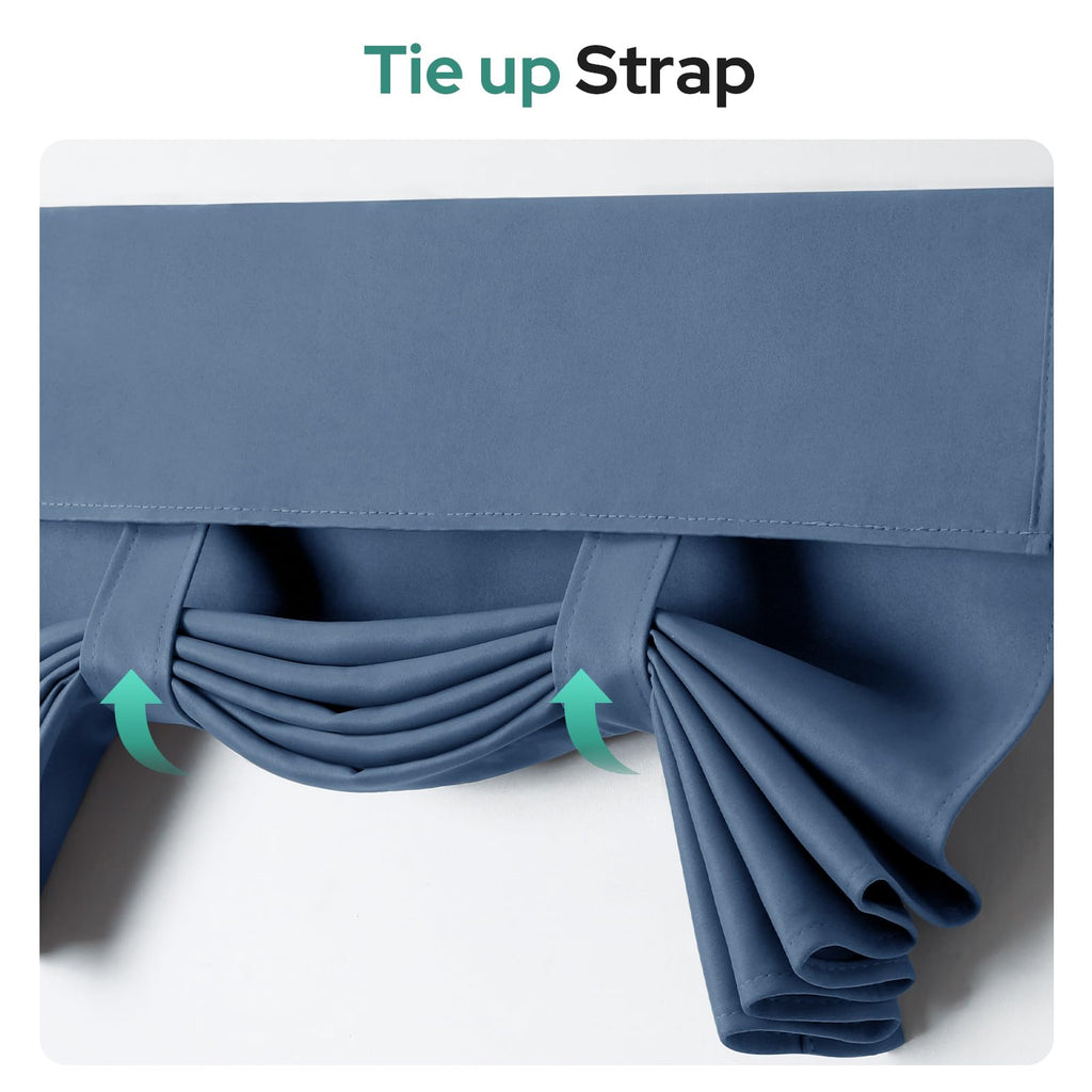 Blackout Door Curtains 26x40 Inch Dark Teal T609649
