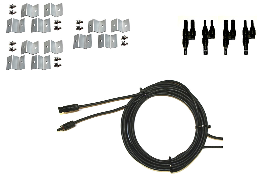 300 Watt Monocrystalline Solar Panel Kit with 1500W Power Inverter and 200ah AGM Battery X382