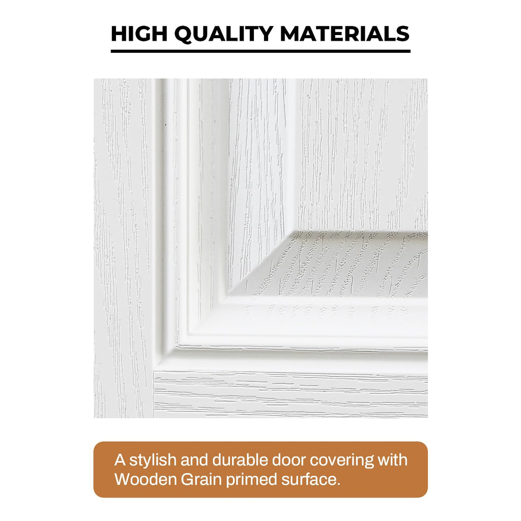 Fiberglass Exterior Door with Brickmould, 36'' x 80'' Front Entry Door C711906