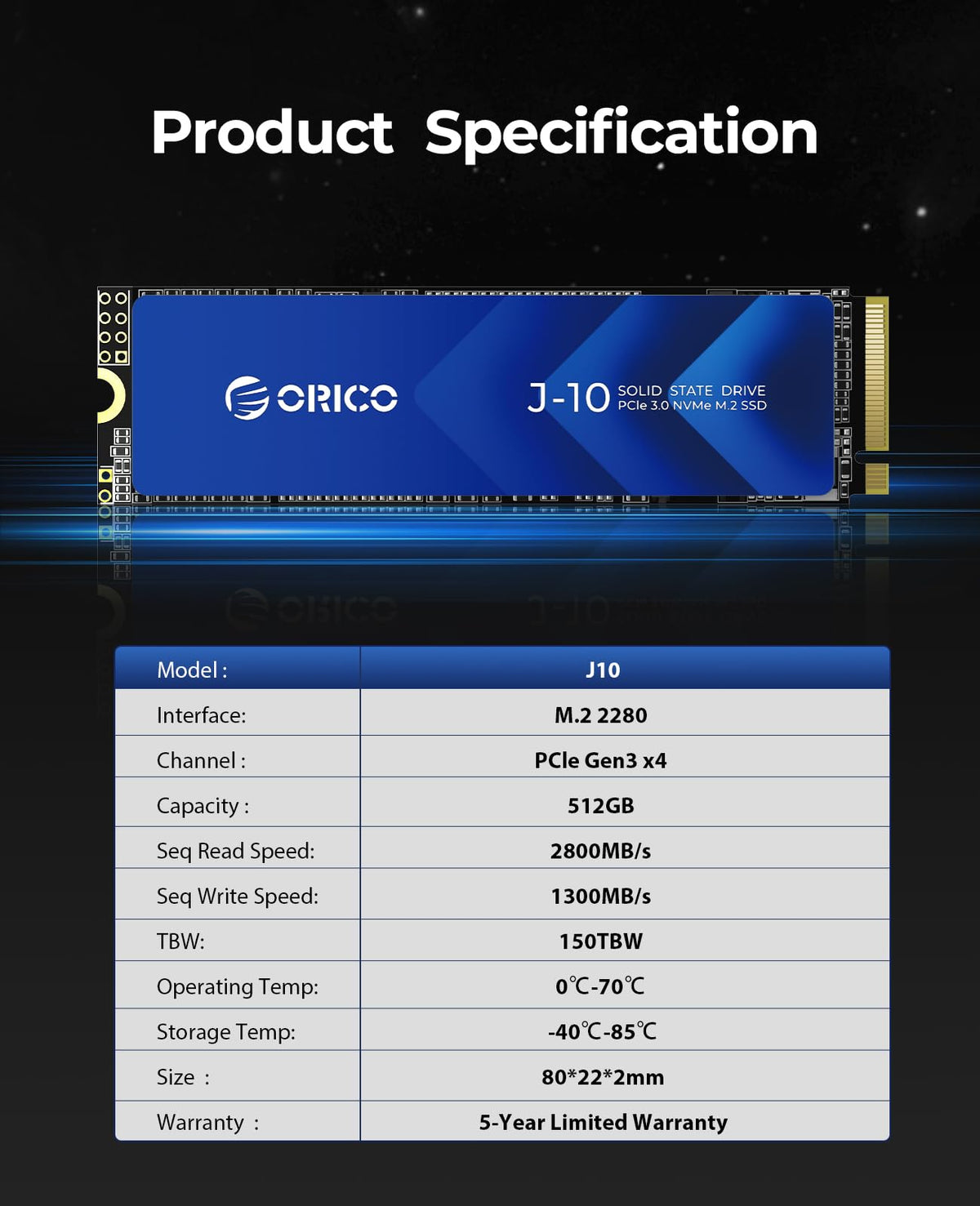 512GB M.2 NVMe SSD with Heatsink T82435