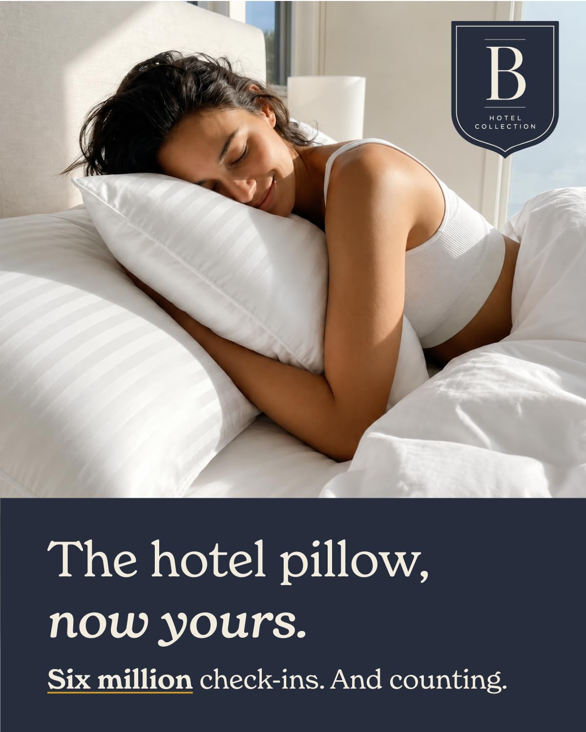 Standard/Queen Size Set of 2 Bed Pillows U868862