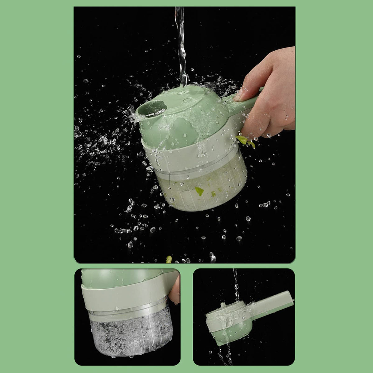 4 in 1 Handheld Electric Vegetable Cutter Set K591493