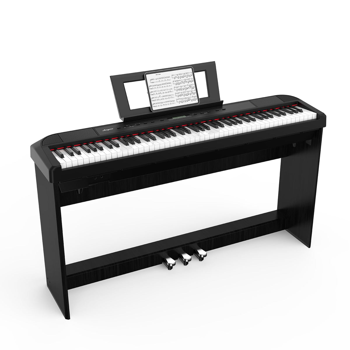 88-Key Weighted Hammer Action Digital Piano with Stand, Headphones, Carrying Case & Power Adapter G54258