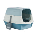 Enclosed Cat Litter Box with Lid and Scoop Q74145