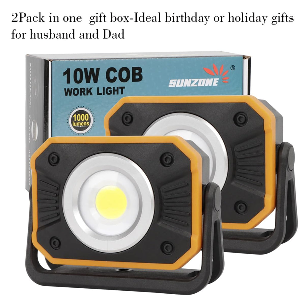 LED Work Light with Magnetic Base, 2 Pack G491
