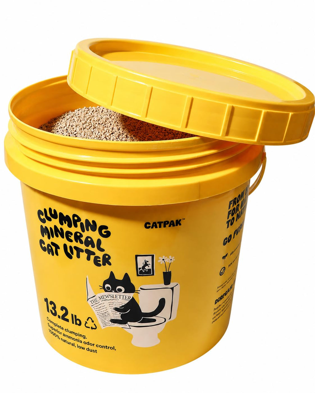 Unscented Low Dust Clumping Mineral Cat Litter 13.2 lb H1021