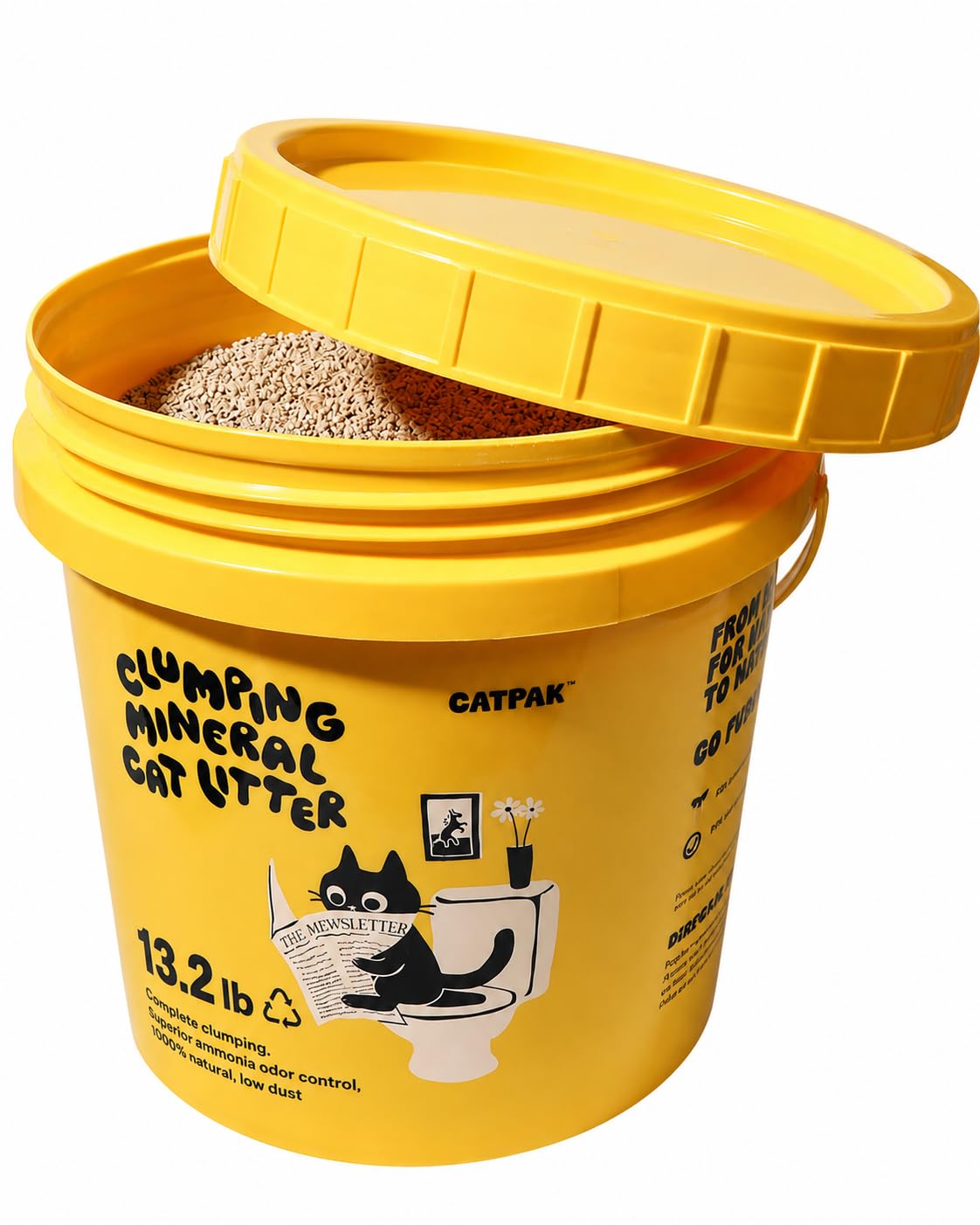 Unscented Low Dust Clumping Mineral Cat Litter 13.2 lb H1021