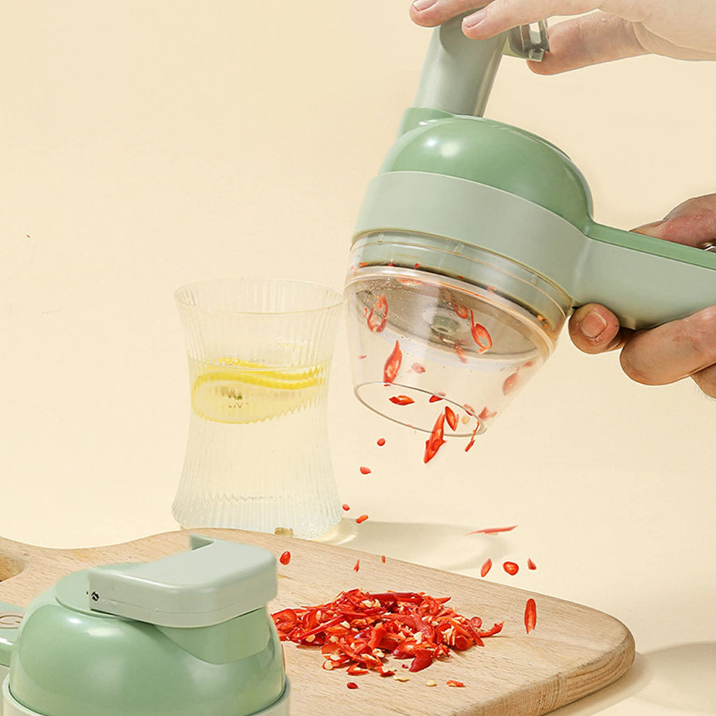 4 in 1 Handheld Electric Vegetable Cutter Set K591493
