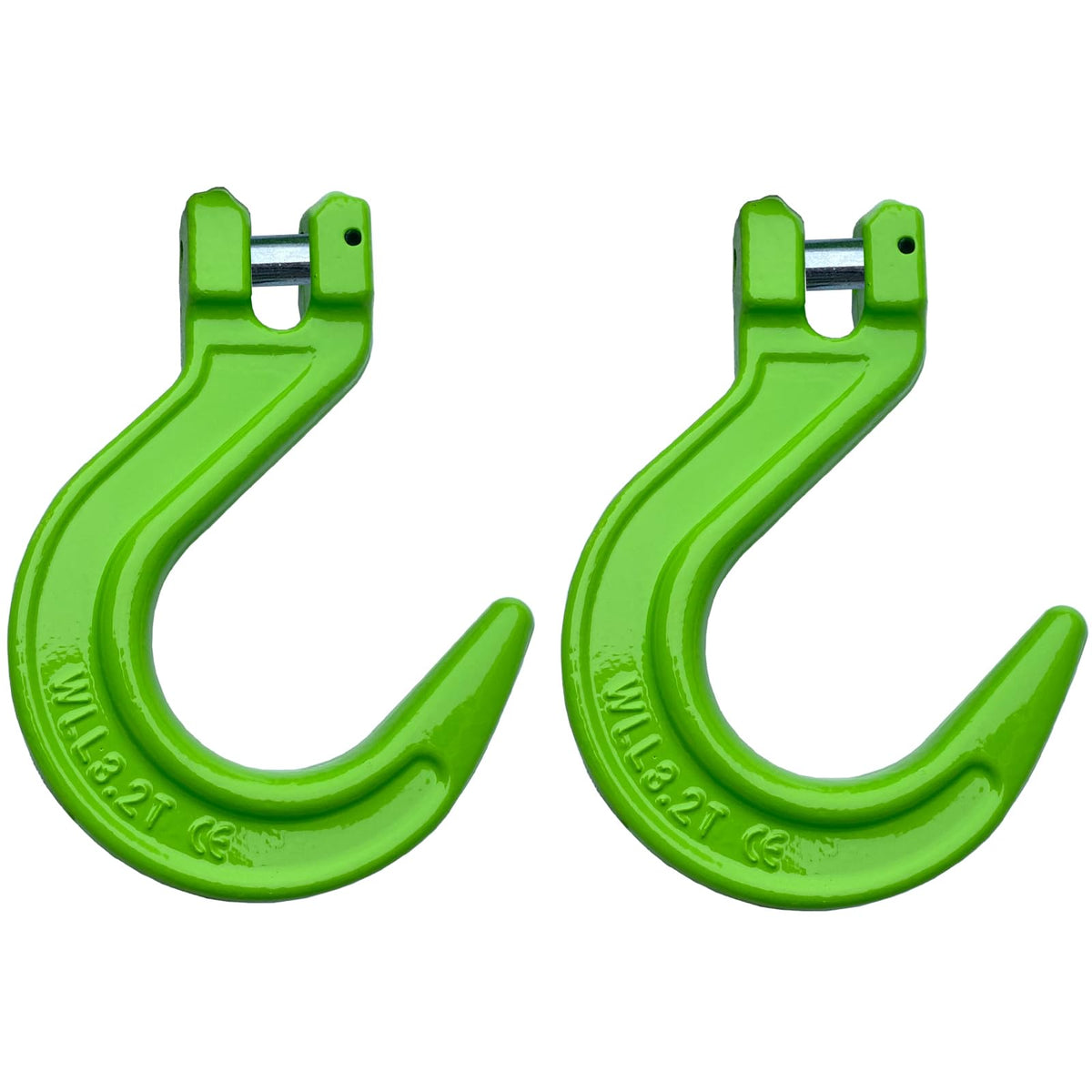 2 Pack 3/8" G80 Clevis Foundry Hook C56021