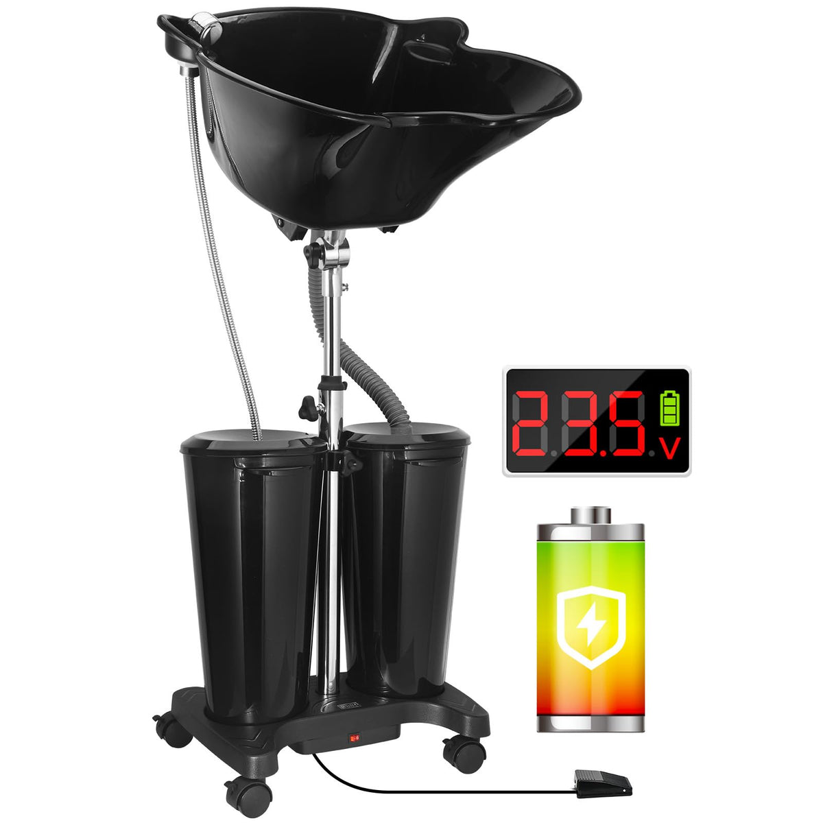 Portable Shampoo Bowl with Electric Pump G777830