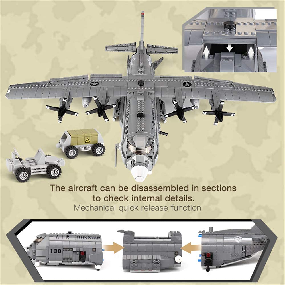 1713 Pcs Airplane Building Block Set C544