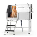 46 Inch Stainless Steel Dog Washing Station with Access Stairs T644821