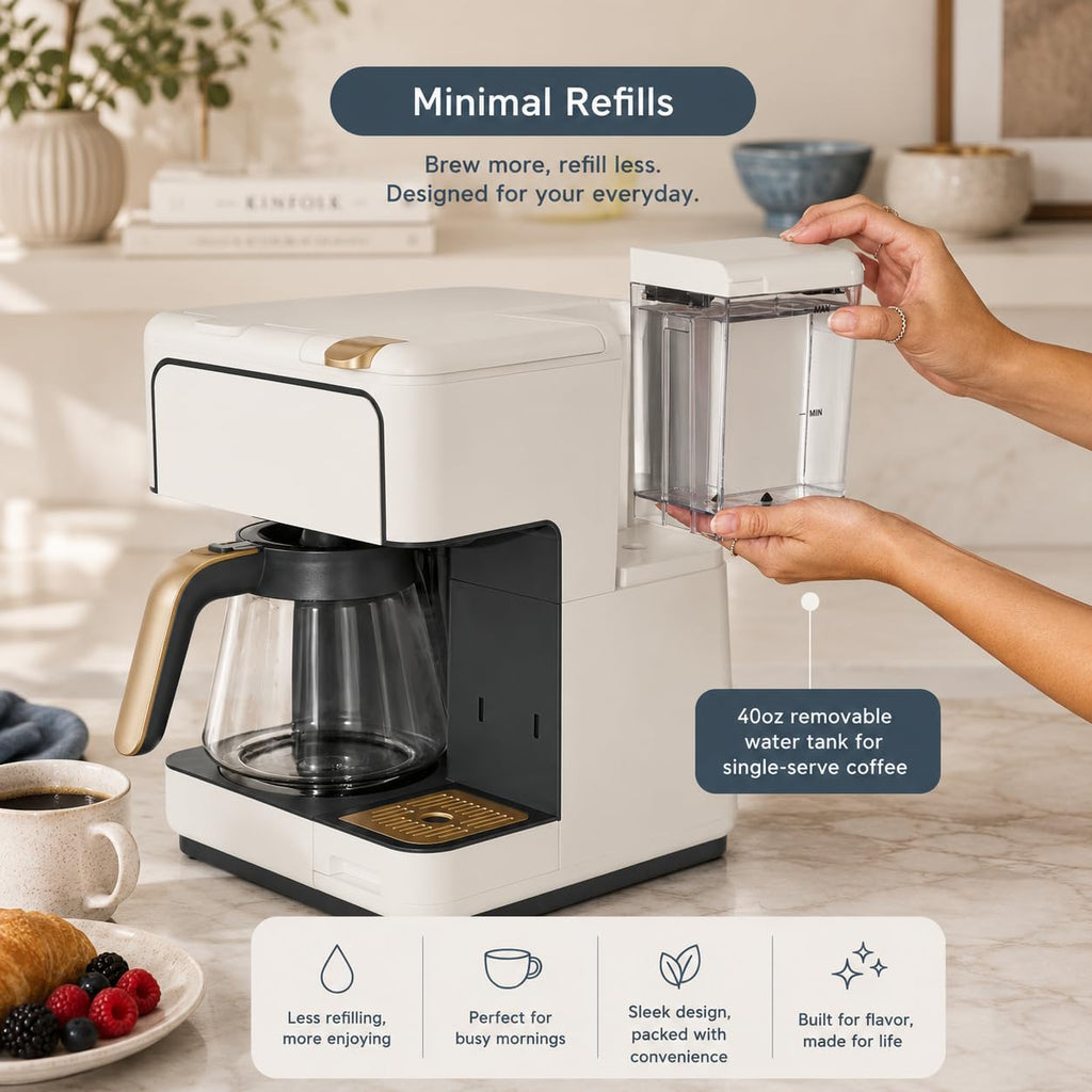 12-Cup Programmable Coffee Maker with Carafe H561