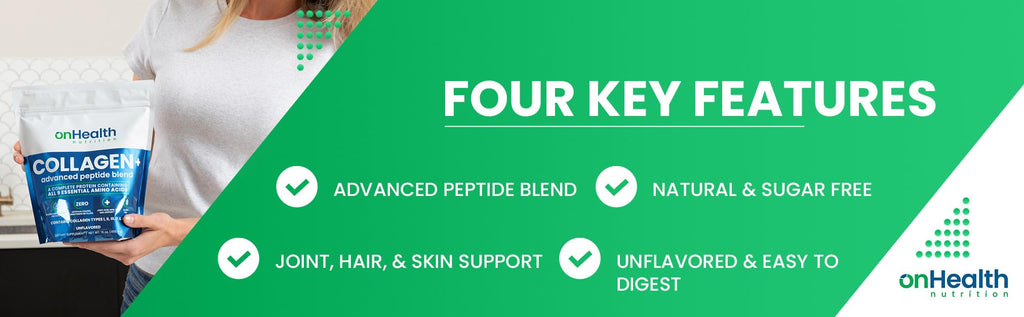 Multi Collagen Peptide Powder Types I, II, III, V & X Unflavored X63071