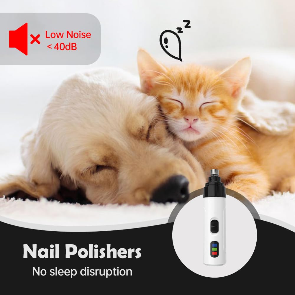 Silent Rechargeable Electric Dog Nail Grinder W140771