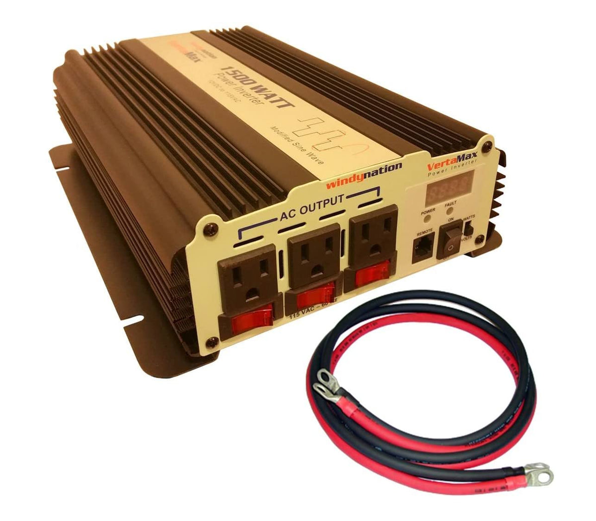 300 Watt Monocrystalline Solar Panel Kit with 1500W Power Inverter and 200ah AGM Battery X382