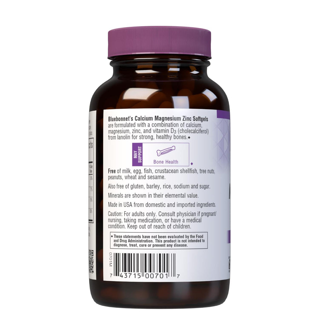 Calcium Magnesium Zinc Vitamin D3 120 Softgels I31777