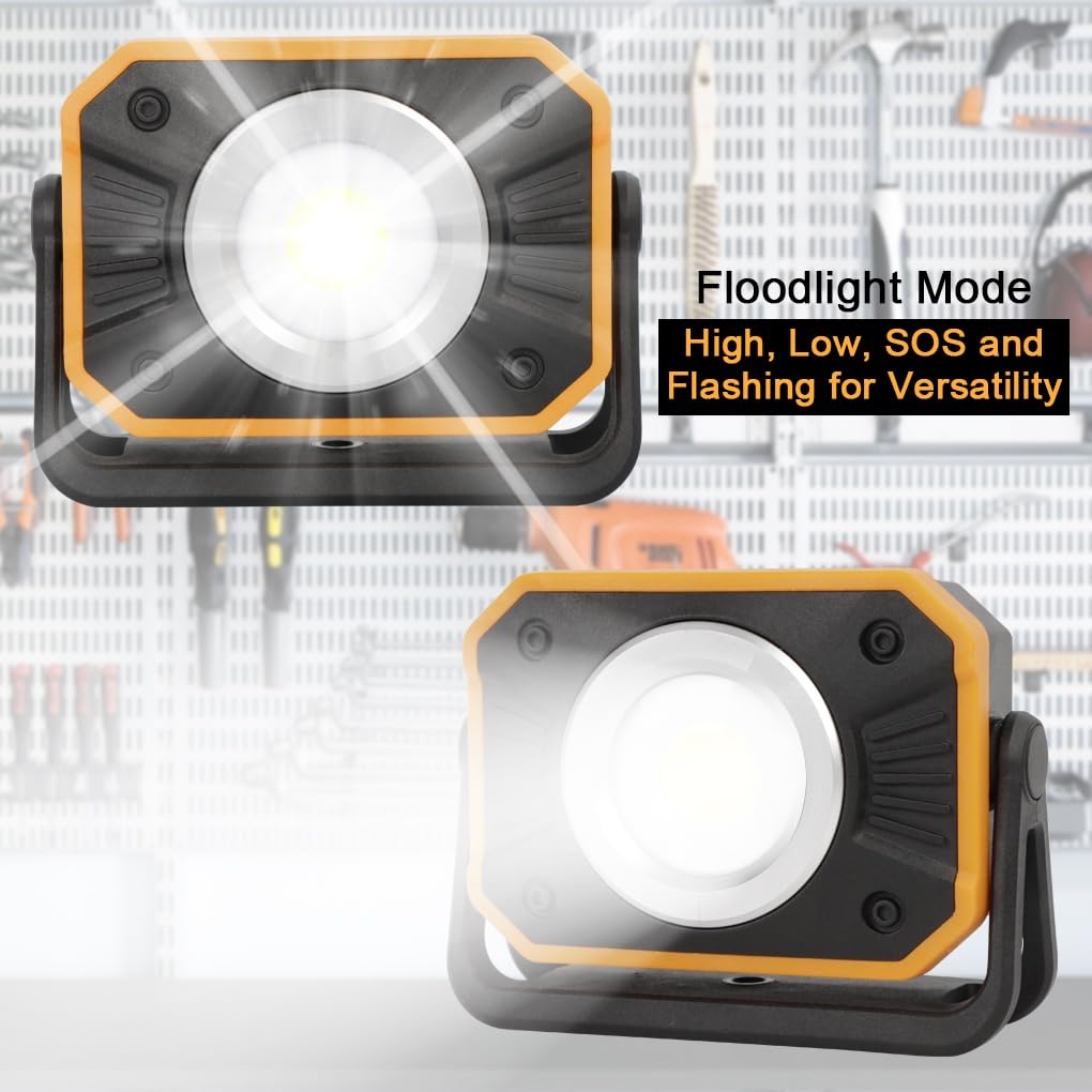 LED Work Light with Magnetic Base, 2 Pack G491