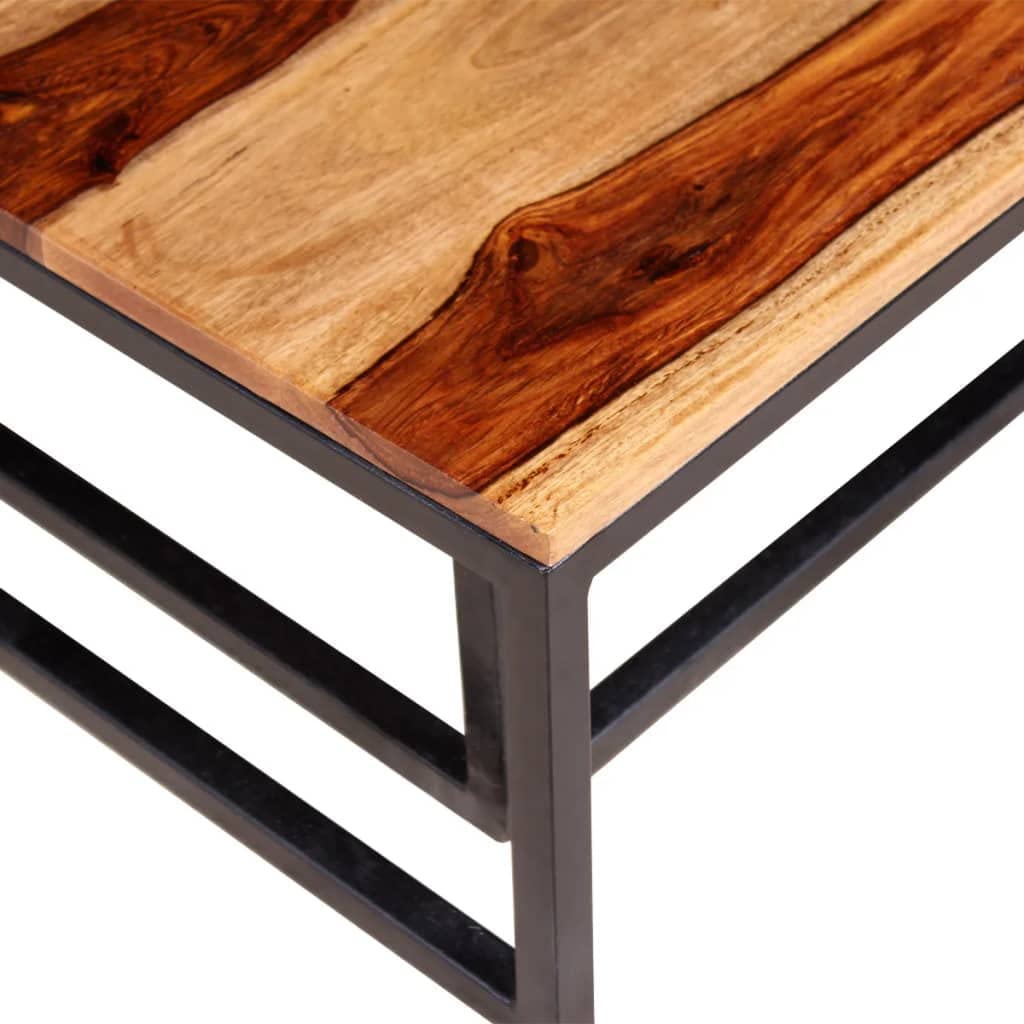 Two Piece Nesting Coffee Table Solid Sheesham Wood Z354047
