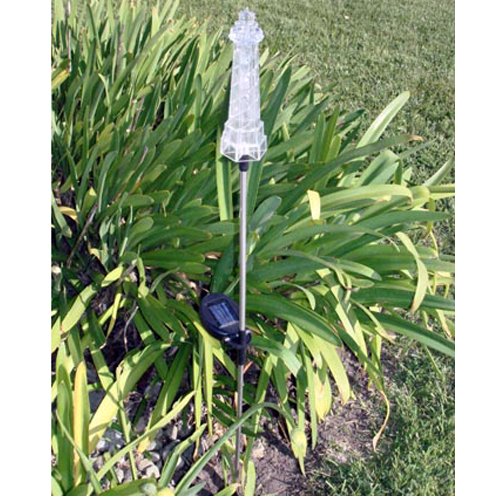 Solar Powered Lighthouse Garden Stake Color Changing Light 12 PCS S87682
