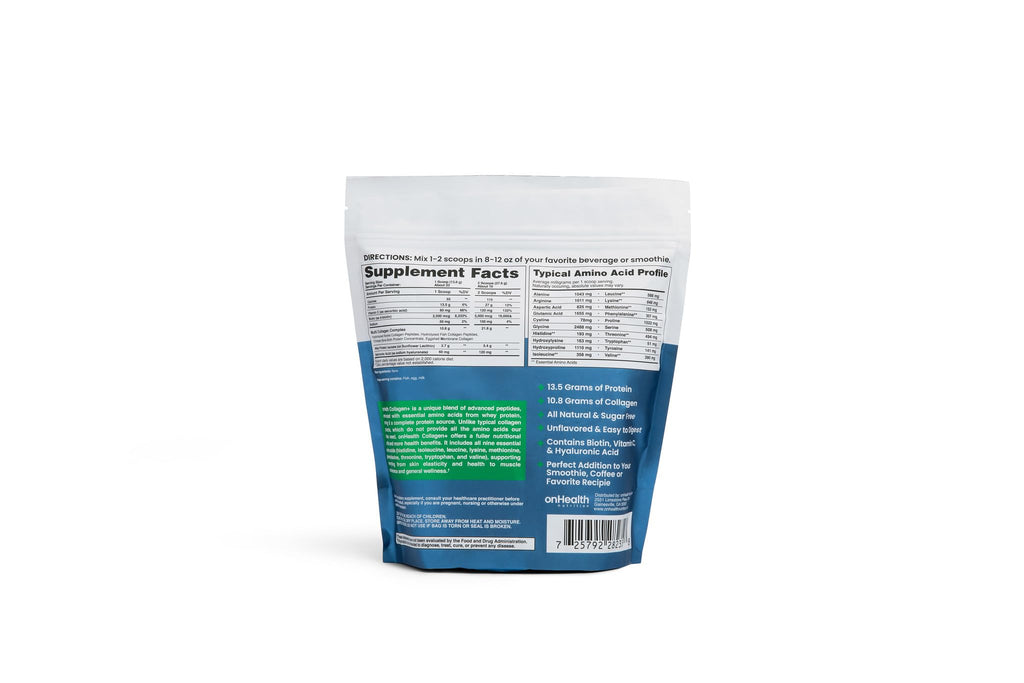 Multi Collagen Peptide Powder Types I, II, III, V & X Unflavored X63071