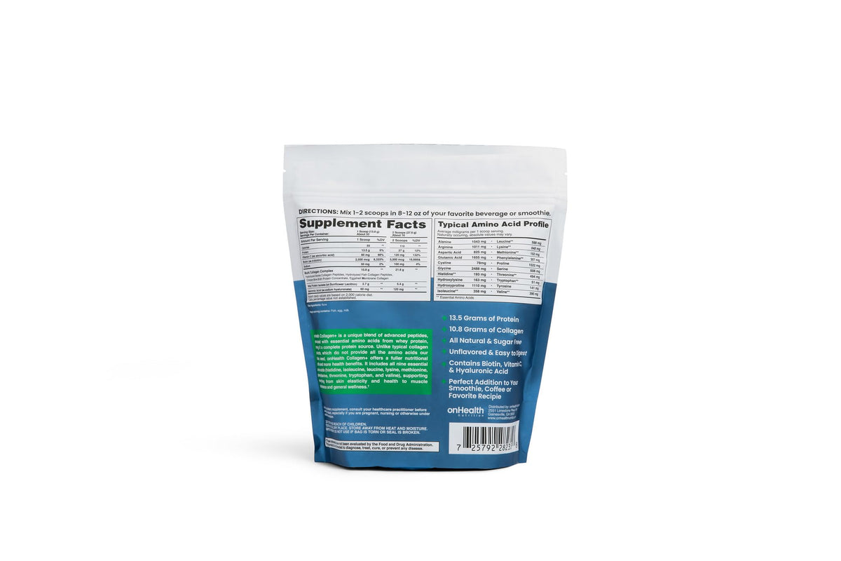 Multi Collagen Peptide Powder Types I, II, III, V & X Unflavored X63071