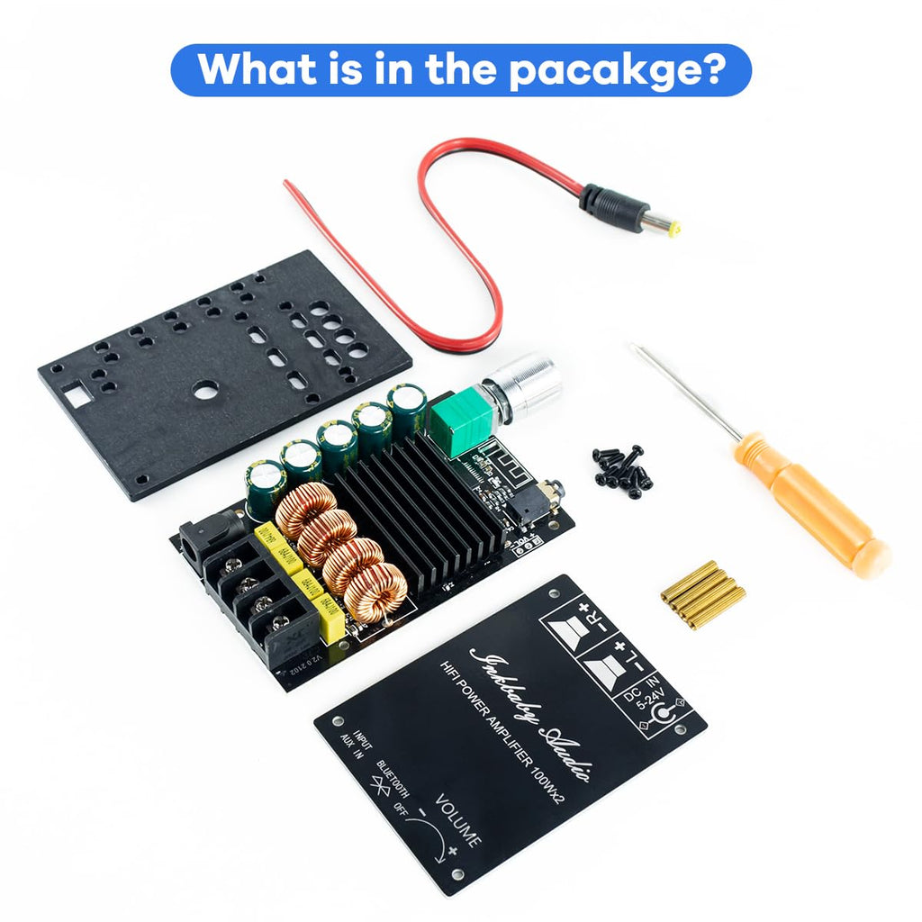 200W Bluetooth 5.0 Stereo Dual Channel Mini Amp Board D8689