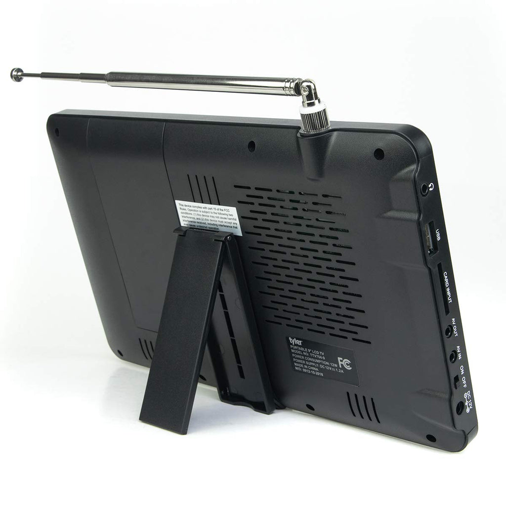 9" Portable LCD TV Rechargeable Battery Powered G253196