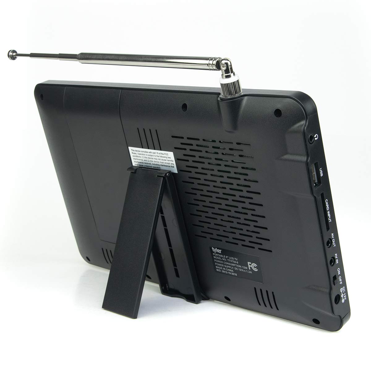 9" Portable LCD TV Rechargeable Battery Powered G253196