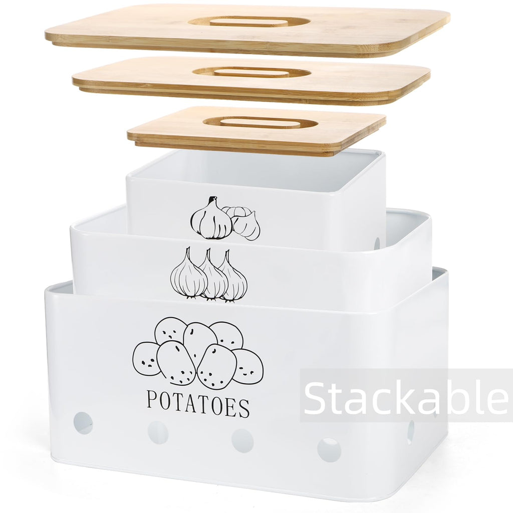 3 Pack Potato Onion Garlic Storage Set A51309