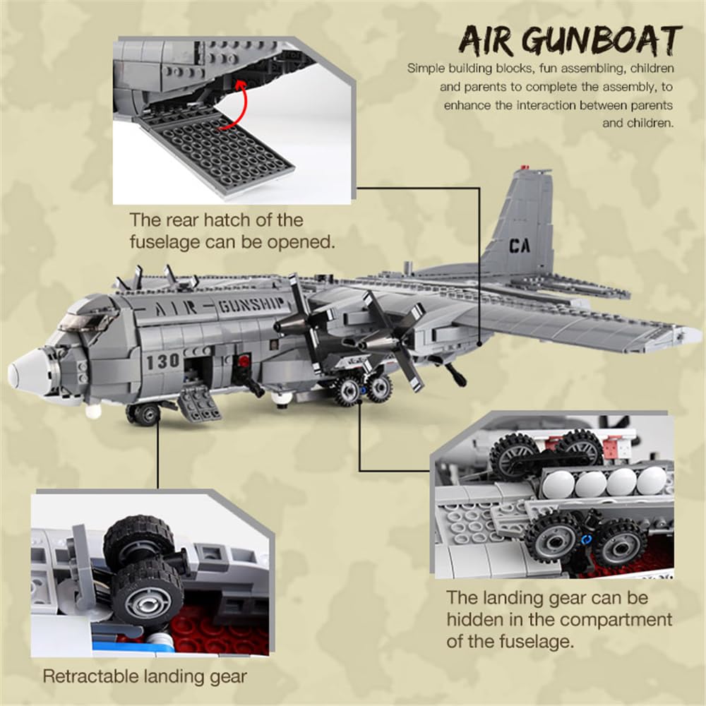 1713 Pcs Airplane Building Block Set C544