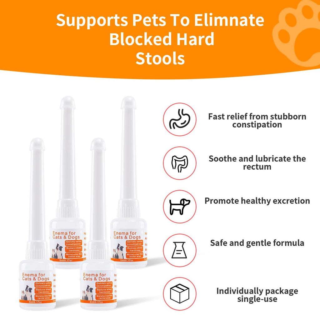 Disposable Enema for Cats & Dogs 5 mL 4 Pack O29928