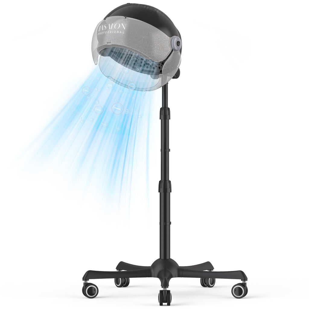 1875W Ionic Hooded Hair Dryer with 3 Temperature Settings R8931