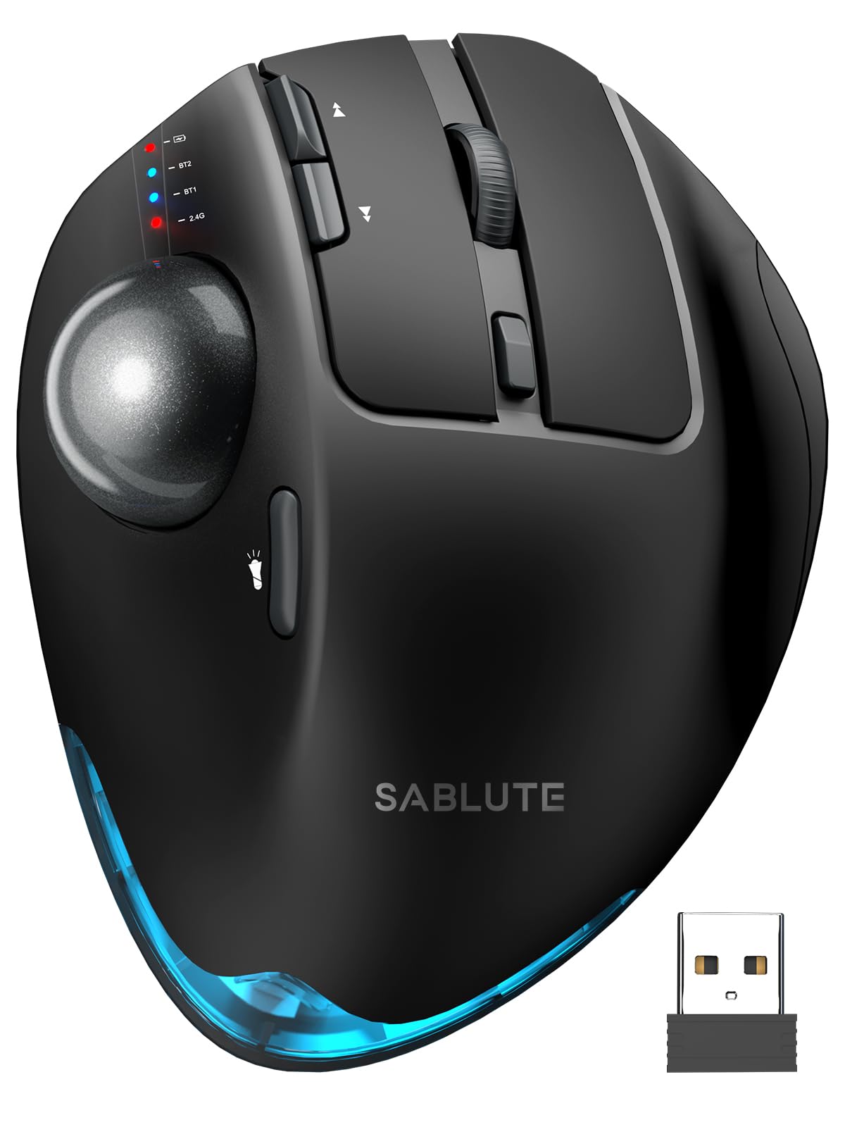 Ergonomic Wireless Trackball Mouse A352