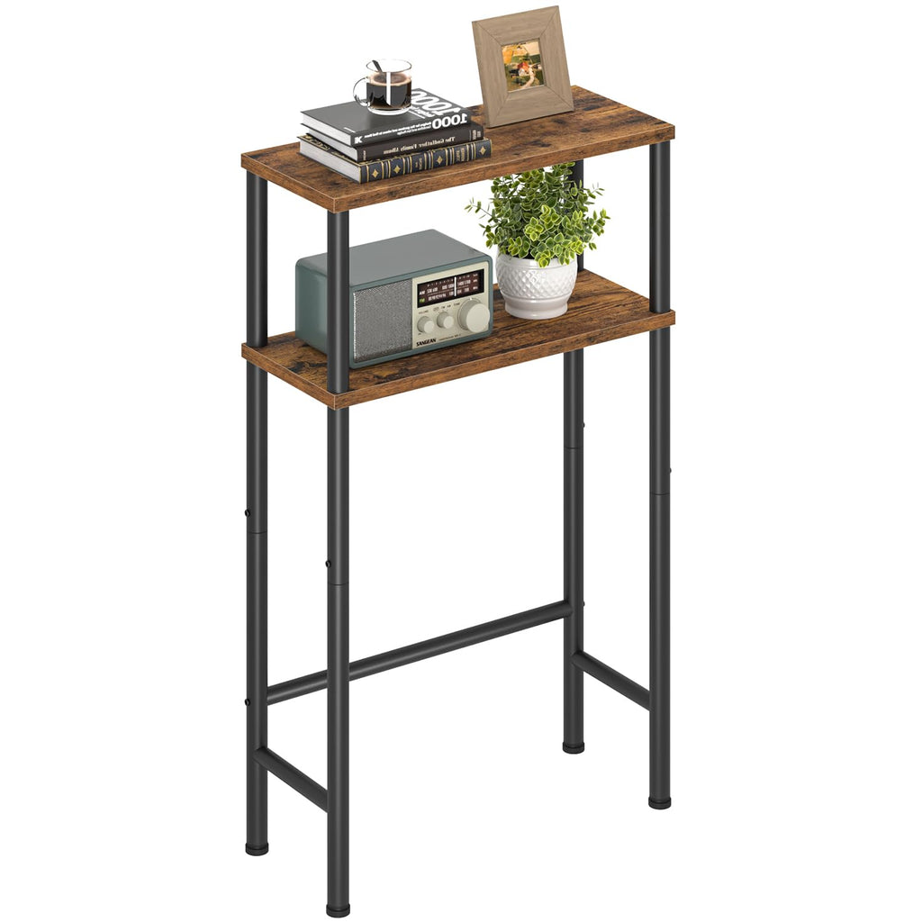 Narrow 15.7" 2-Tier Console Table X763