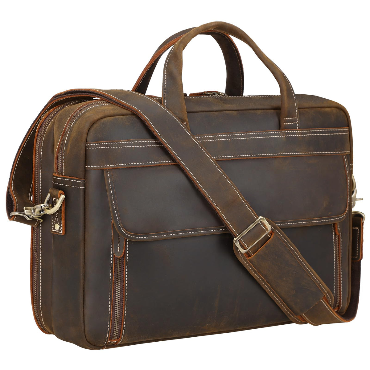 Leather Laptop Briefcase R6434