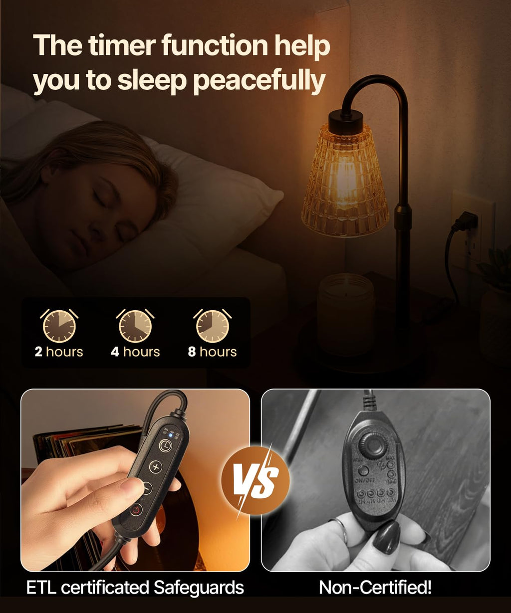 Candle Warmer Lamp with Timer Dimmer X4811